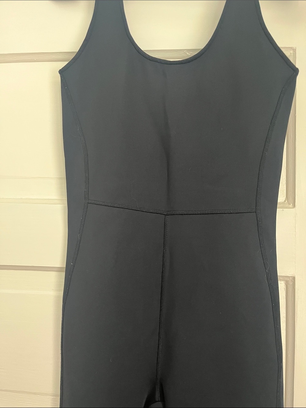 Fabletics Black Scoop Neck Jumpsuit | One-Piece Activewear - Picture 3 of 11